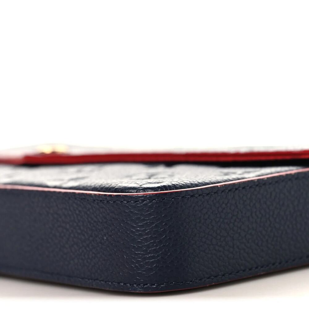 Louis Vuitton Empreinte Pochette Felicie M64099 MarineRouge 3 pieces - dc NZ2189 - Picture 8 of 10